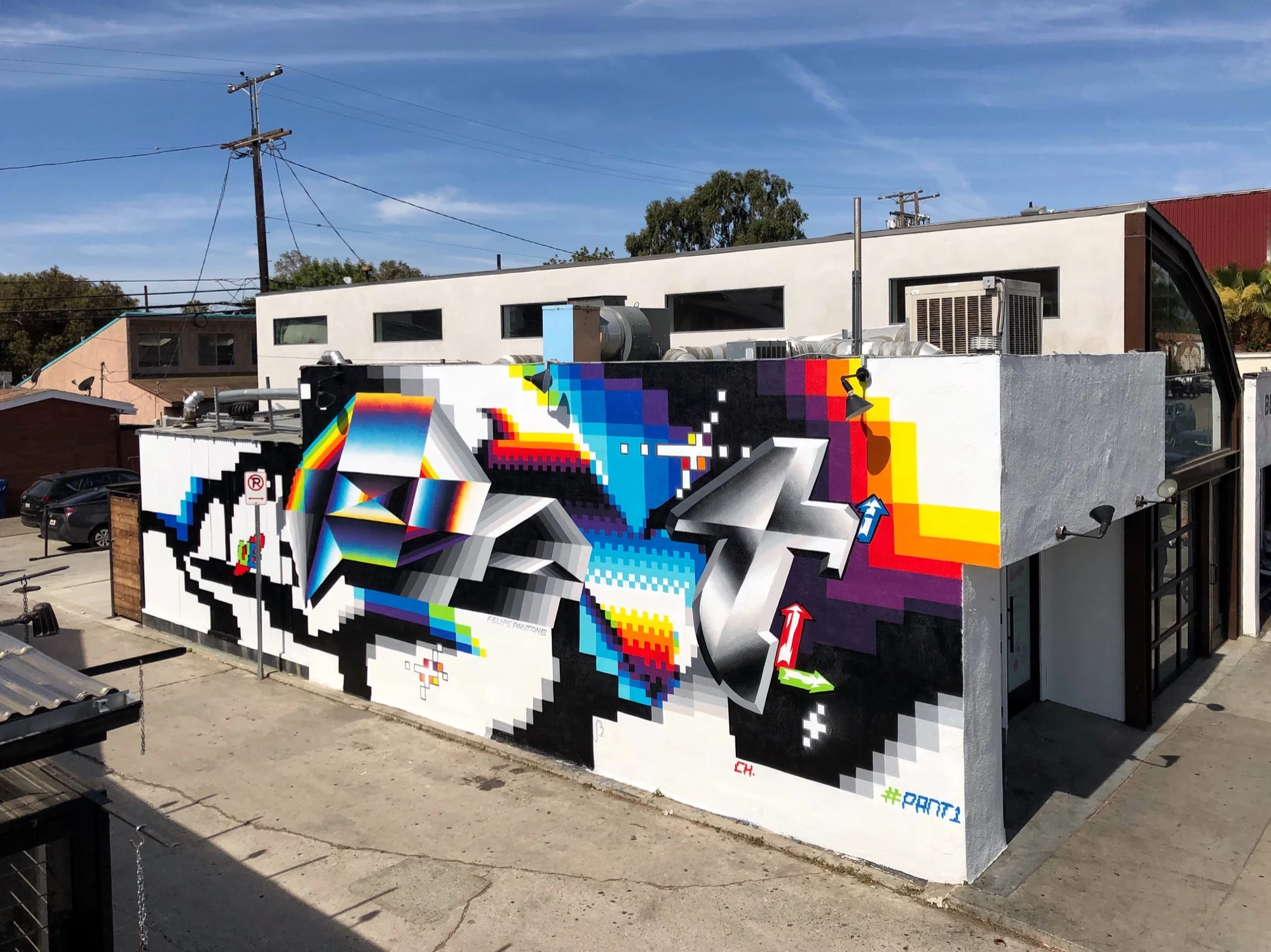 Felipe Pantone en Los Angeles